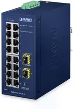 Комутатор Planet IGS-4215-16T2S-U IP30 Industrial L2/L4 16-Port (IGS421516T2SU) Київ - фото 1