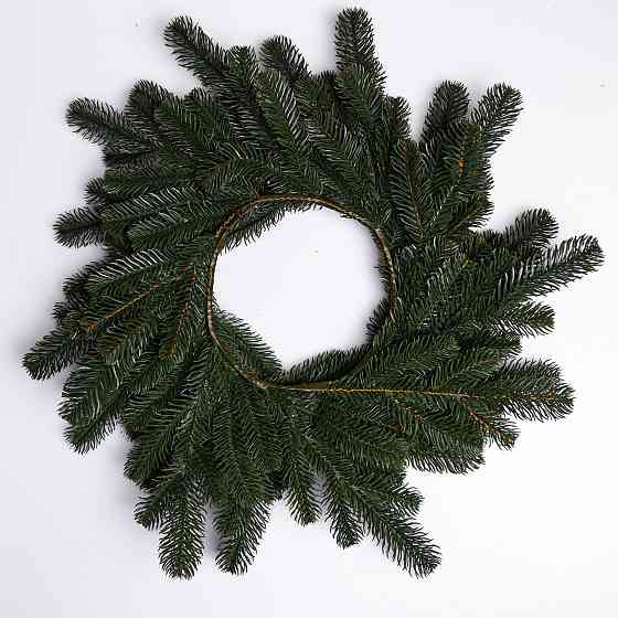 Lugi Штучний різдвяний вінок Зелений Святковий 60 см TD-VINGR Коломия
