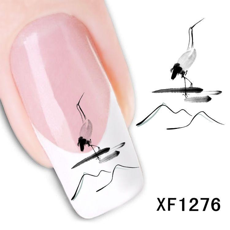 Наклейки на нігті чорні - розмір стікера 6*5см, інструкція по застосуванню є в описі товару Київ - фото 2