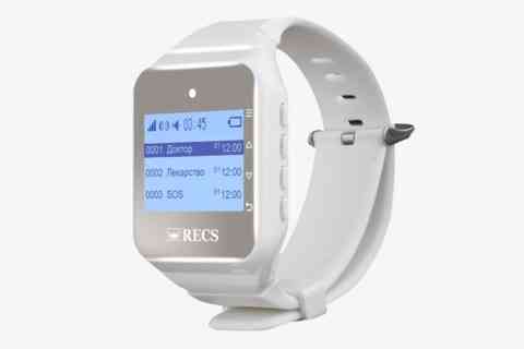 Пейджер–часы официанта с цветным экраном R-08 Recs USA Белый Киев