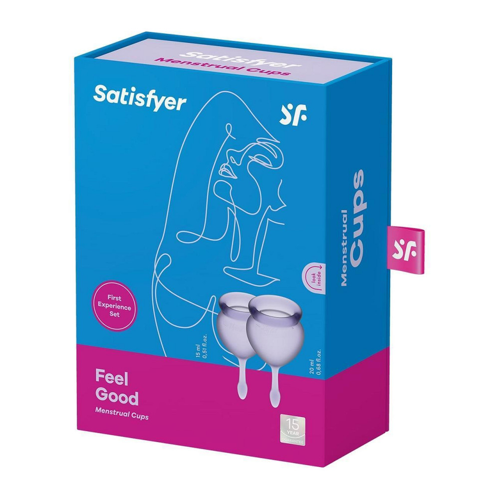 Менструальні чаші - Satisfyer Feel Good Violet Sex Aura Київ - фото 2