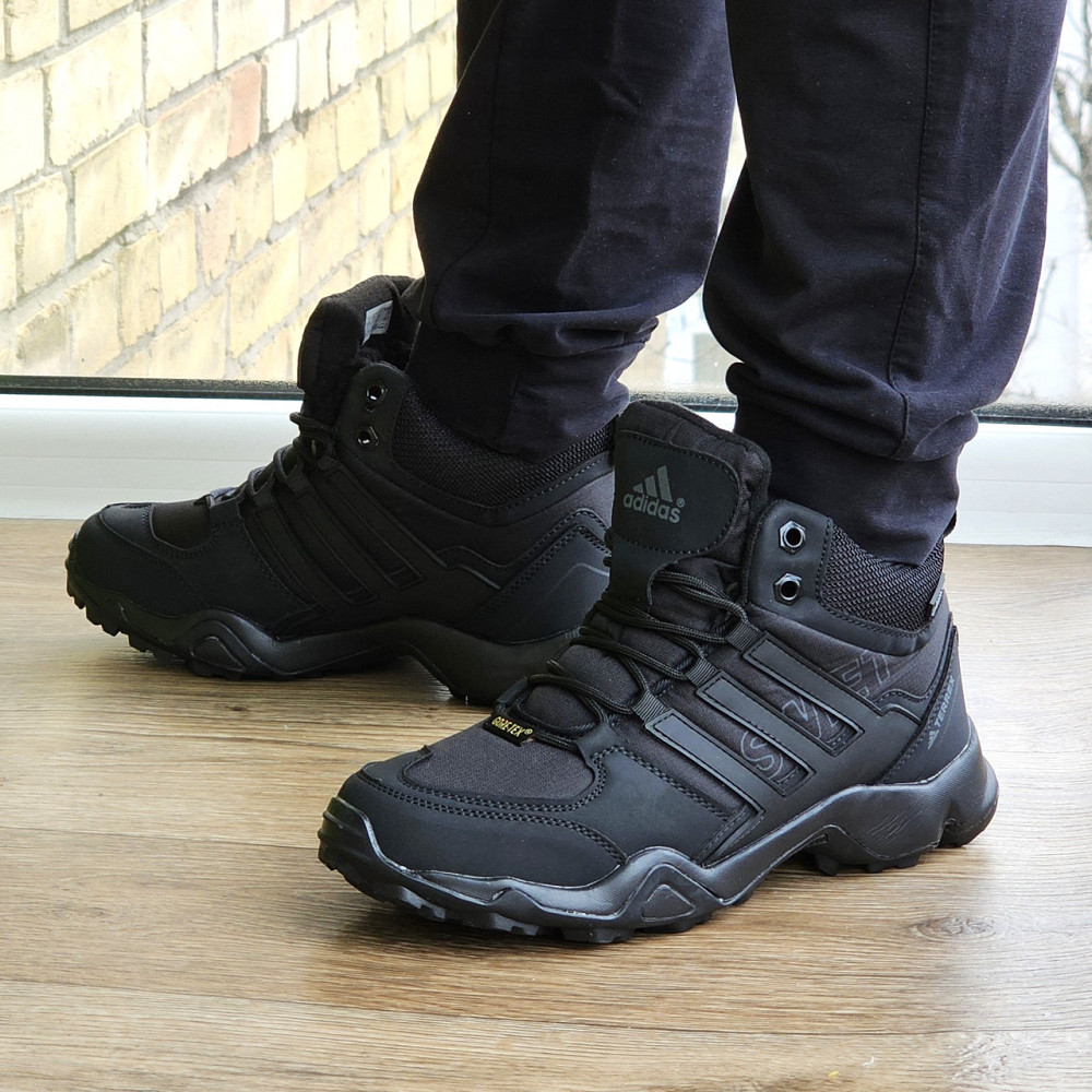Зимові Кросівки Adidas Terrex Swift з Хутром Чорні Чоловічі Адідас Гортекс (розміри: 42,43,44,45) - 00-5 Дніпро - фото 3
