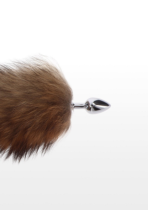 Анальний хвіст із металевою пробкою Foxtail Buttplug TABOOM Sex Aura Київ - фото 4