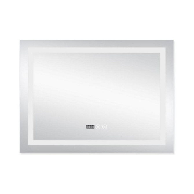 Дзеркало прямокутне сенсорне для ванни Qtap Mideya (MI1) 800х600 з LED-підсвіткою Touch, з антизапотіванням Харків - фото 4