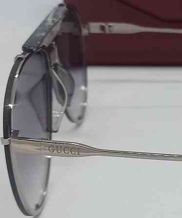 Брендові окуляри краплі чоловічі сірий градієнт у фірмовому жорсткому футлярі. Київ