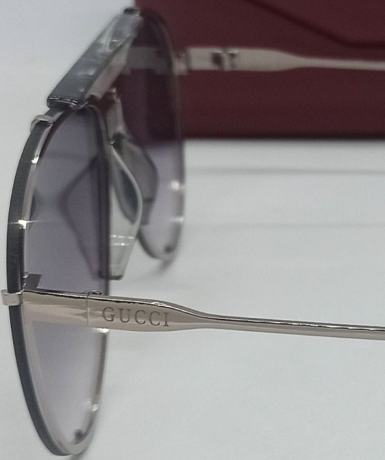 Брендовые очки капли мужские серый градиент в фирменном жестком футляр. Киев - изображение 2