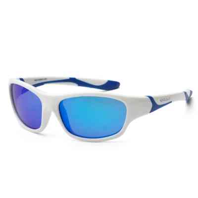 Детские солнцезащитные очки Koolsun Sport, 3-8 років біло-блакитни (KS-SPWHSH003) Винница
