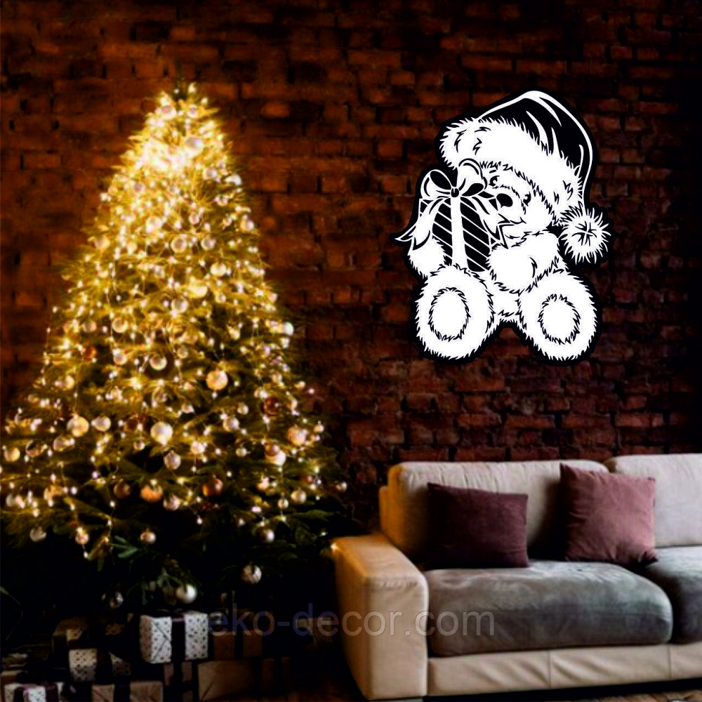 Декоративное настенное Панно «Новый год», Декор на стену 90*72 см Киев - изображение 2