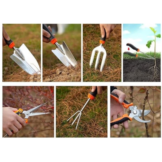 Набор для сада и огорода,сумка с комплектом из 9 предметов ручных,садовых инструментов и пилой по дереву Каменец-Подольский