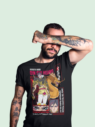 Футболка для мальчика аниме Схууматсу Но Валкйрие Кин оверсайз (рост от 165 до 180 ) Черний AnimeJ0670m Днепр