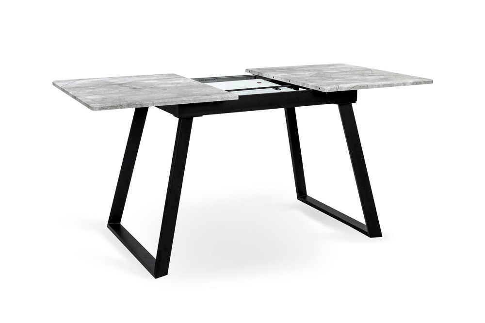 Стіл Тандем 120(+40)*75 чорний метал/базальт Київ - фото 4