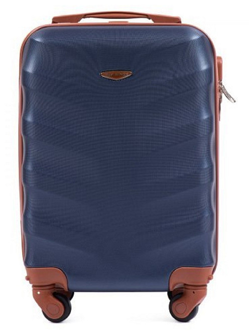 Чемодан пластиковый WINGS 402 микро темно-синий Киев - изображение 2