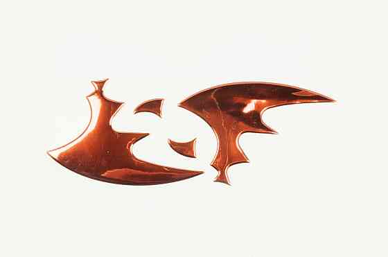 Наклейка   шильдик   G   (16x6см, красная)   (#4731A) Мукачево