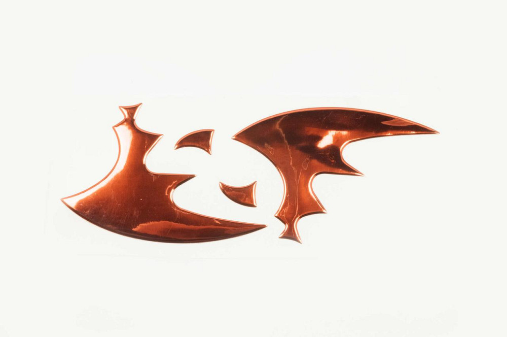 Наклейка   шильдик   G   (16x6см, красная)   (#4731A) Мукачево - изображение 1