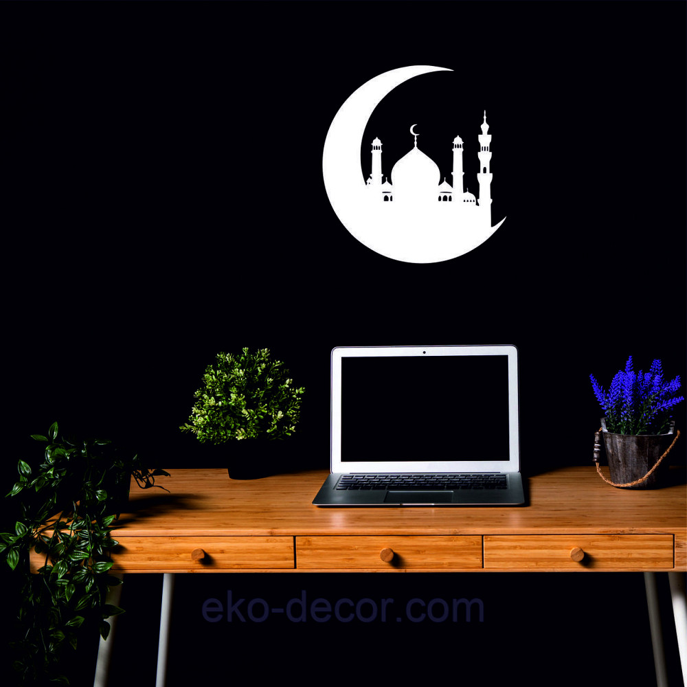 Декоративное настенное Панно «Ислам» Декор на стену 90*90 см, Белый Киев - изображение 9