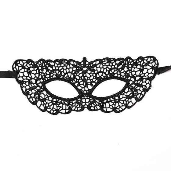 Маска на лице маскарадна one size чорний Київ