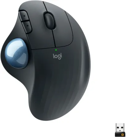 Миша комп'ютерна  Logitech Ergo M575 Bluetooth Graphite  чорного кольору Київ