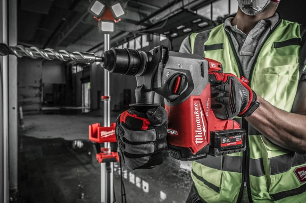 Перфоратор аккумуляторный бесщеточный SDS-PLUS MILWAUKEE M18 FHX-552X (2,5Дж) (ЗУ+2Х5,5Ач+HDкейс) Одесса - изображение 8
