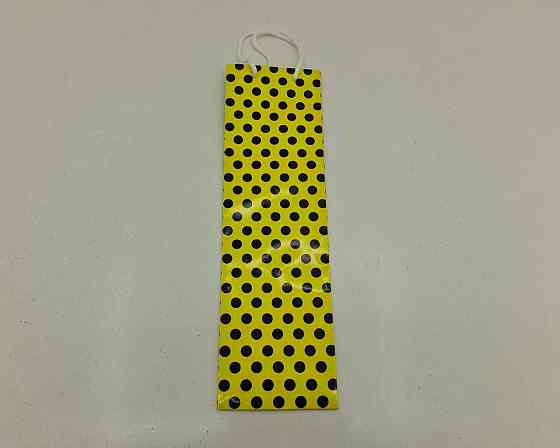 Пакет бумажный подарочный под бутылку  12/9/36(артBUT-27) (12 шт) Харьков