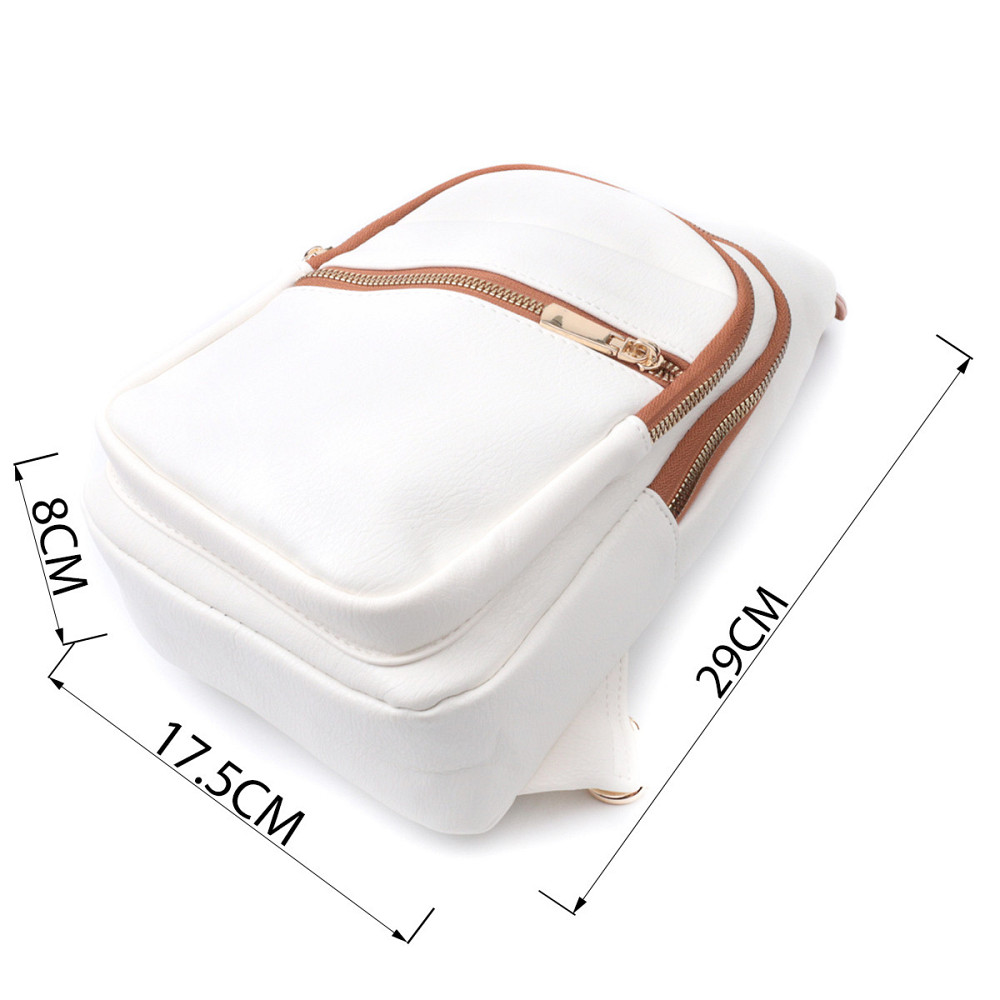 Стильная женская сумка с одной лямкой через плечо из экокожи Vintage 22757 Белый Киев - изображение 3