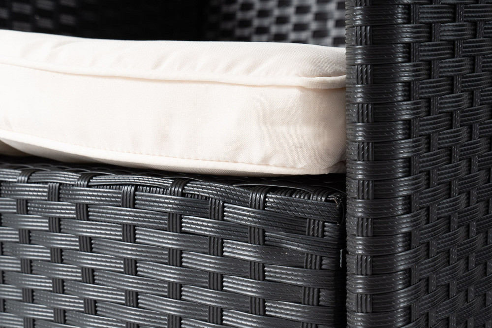 Садові меблі Di Volio VERONA 8+1 чорно-кремові Київ - фото 2