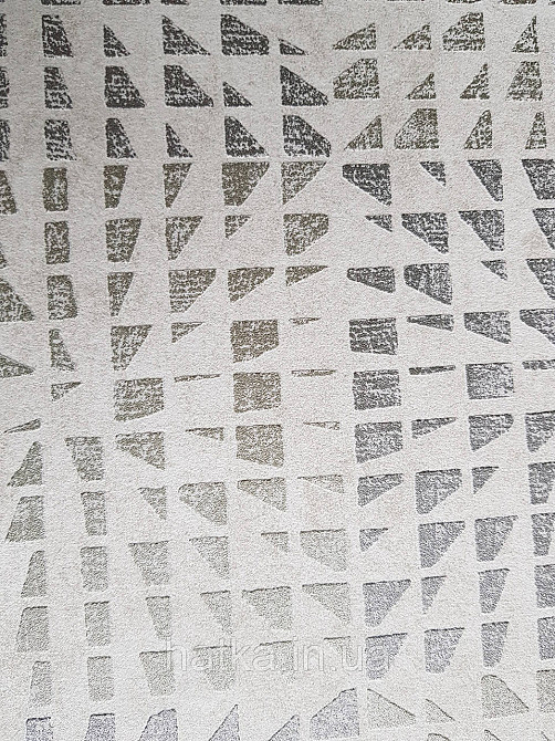 Шпалери вінілові на флізелін AS creation Geo Effect 0.53х10 абстракція геометрія 3д срібло золото беж 38352-3 Київ - фото 3