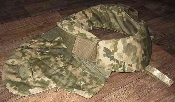 Тактический комплект защиты плитоноска + защита шеи + боковые плиты 0.6 кг Корсар Темп 3000 4 класс (Пиксель) Киев