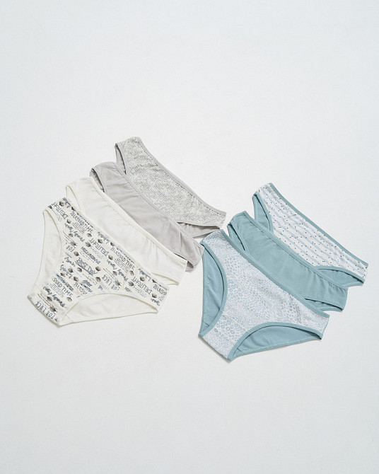 Набір жіночих трусиків упаковка 7 шт Nicoletta 713169 L Київ - фото 2