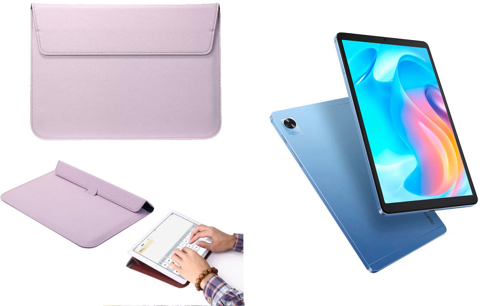 Чохол-конверт VitoCase для realme Pad Mini, з функцією підставки для планшета Фіолетовий Київ - фото 1