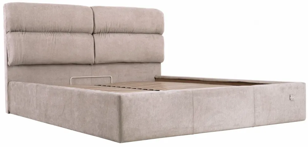 Кровать Oxford Comfort 120 х 190 см Мисти Mocco С подъемным механизмом и нишей для белья Мокко Киев - изображение 1