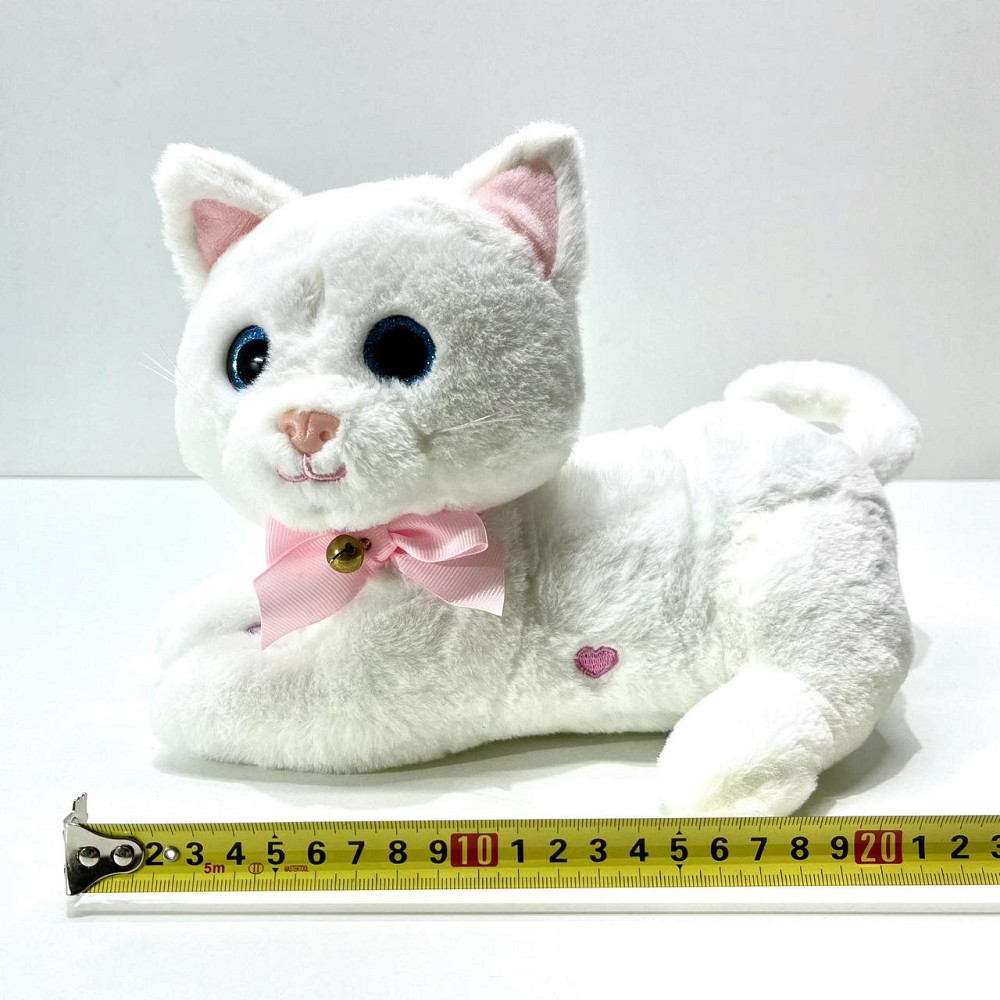 Кішка інтерактивна з котятами TK Group звуки мелодії пісні англійською функція запису голосу сенсорна зона на спинці Біла Чернігів - фото 9