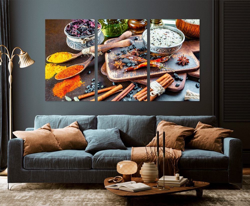 Модульная картина в гостиную / спальню  Смак приправ    ART-245_3A Киев - изображение 3