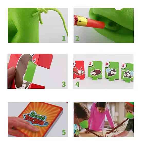 Настільна гра Жаба ловить комах 15 на 12 см зелений Київ