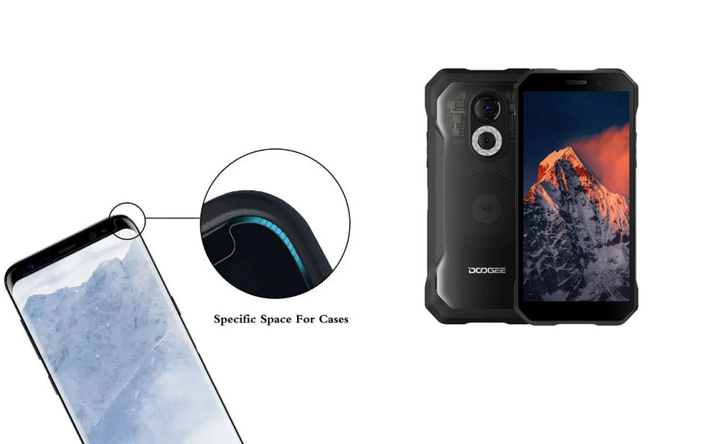 Захисне скло HyperGlass Pro для Doogee S61, S61 Pro – максимальна чутливість та захист Київ - фото 3