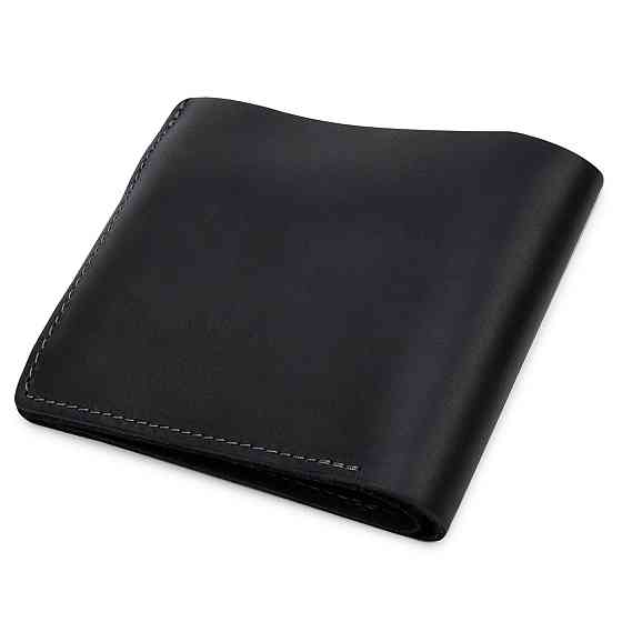 Невелике чоловіче портмоне Чорний (GRANDE PELLE) Київ