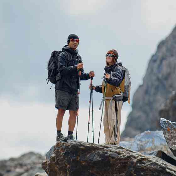 Треккинговая палка 3-х сек. Naturehike CNK2550DS016, 61-135 см, алюминий, зеленая Киев