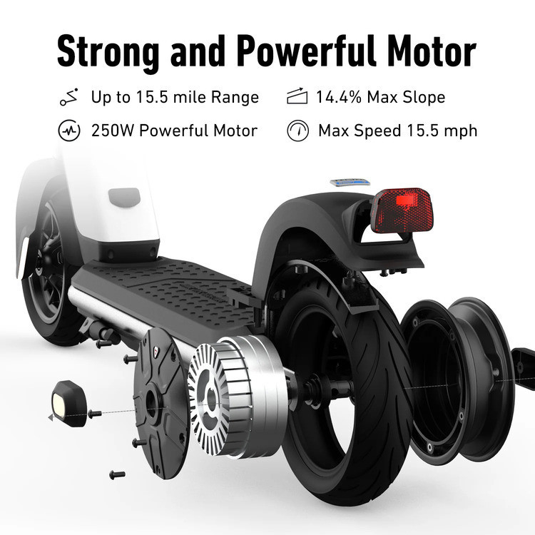 Електросамокат NIU KQi1 Sport Black 9", 250(450)W, 5.1Ah, 25km, 25km/h, 14%, App, 14,6 kg Одеса - фото 6