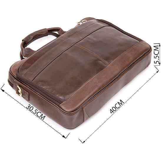 Сумка для ноутбука Vintage 20391 Коричневая Киев