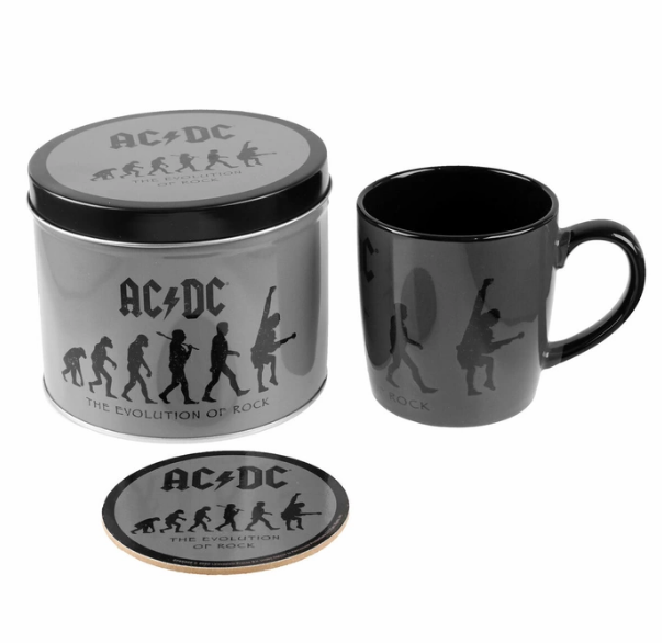 Круглая в жестяной банке AC/DC (THE EVOLUTION OF ROCK) Ровно - изображение 2