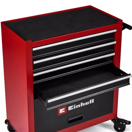 Інструментальний візок для інструментів на колесах 5 секцій Einhell TC-TW 100 ящик для інструментів (4510170) Київ