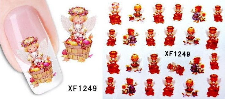 Водные наклейки для ногтей - размер стикера 6*5см, инструкция по применению есть в описании товара Киев - изображение 1