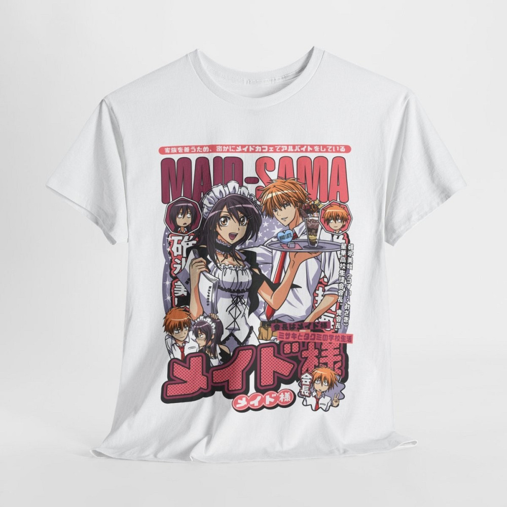 Футболка для хлопчика з аніме принтом Маід Сама Джапанесе Аніматіон оверсайз (зріст від 165 до 180) Чорний AnimeJ0622m Дніпро - фото 6