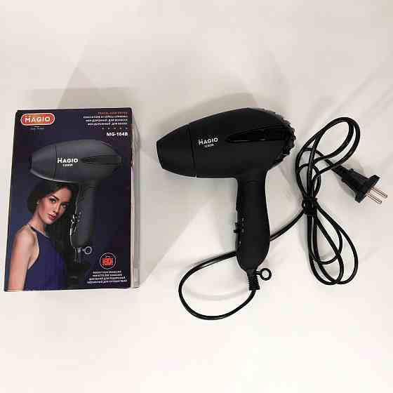 Фен професійний домашній для волосся Magio, Потужний фен для сушіння та укладання волосся IU-74 Львів