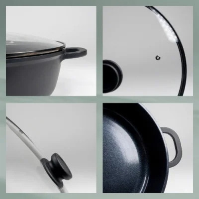 Сковорода Kela Atura WOK з кришкою 32 см, 4 л (15174) Вінниця - фото 2