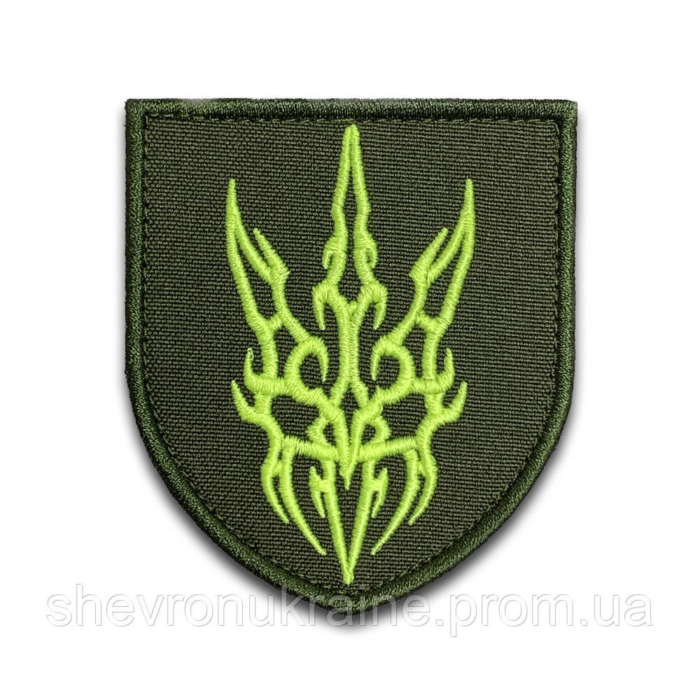 Шеврон что светиться САУРОН (Форма щит. На липучке) Размер 8x7см Киев - изображение 9