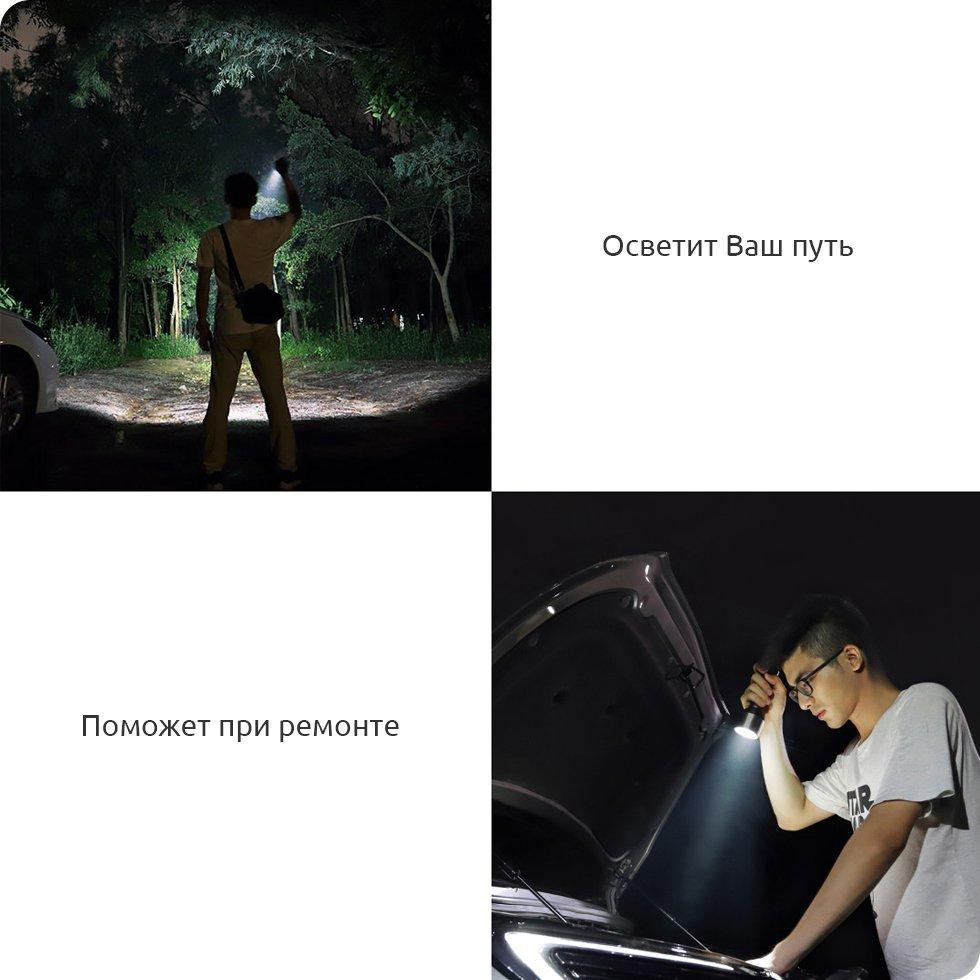 Светодиодный фонарик Xiaomi NexTool Outdoor Flashlight NE0126 (Черный) Николаев - изображение 5