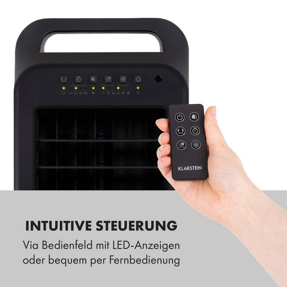 Cooler Rush вентилятор воздухоохладитель 5.5L 45W пульт дистанционного управления 5x пакет со льдом черный Ровно - изображение 7