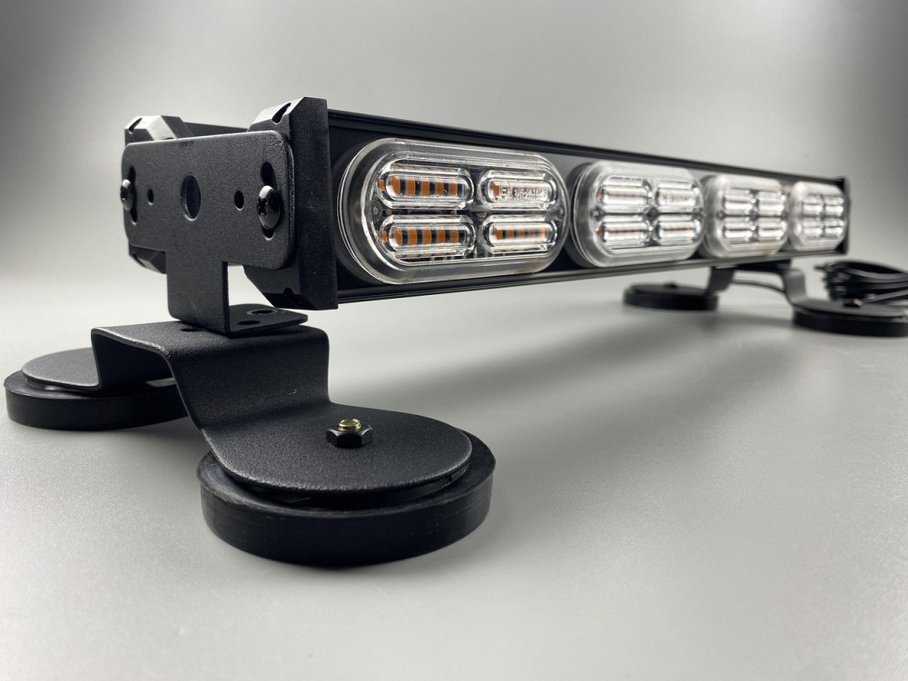 Стробоскоп LED 4 секції проблисковий LED-маячок балка на магнітах світлодіодний 12/24V (192 led діода) Мукачево - фото 9
