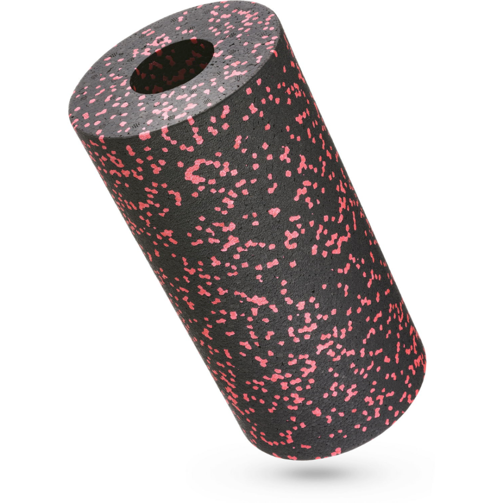 Масажний ролик Gymtek для йоги та фітнесу EPP 30*15см чорно-червоний Київ - фото 3