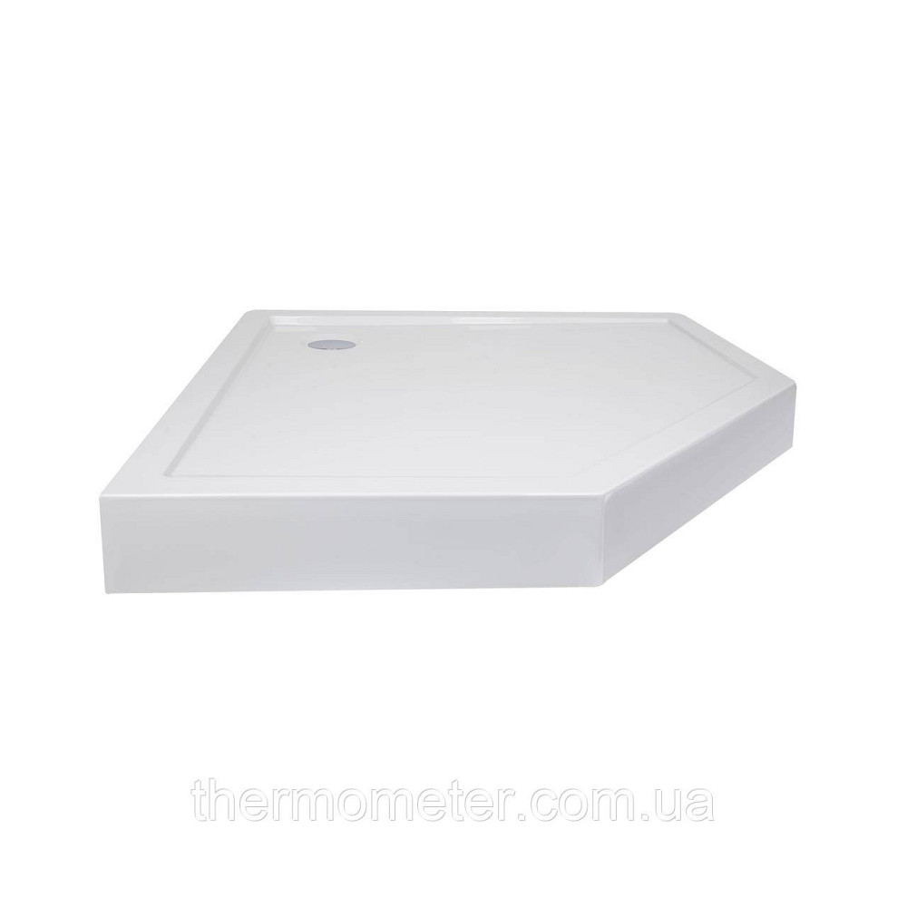 Душовий піддон Qtap Diamond 301112 100x100x12 см + сифон Київ - фото 10